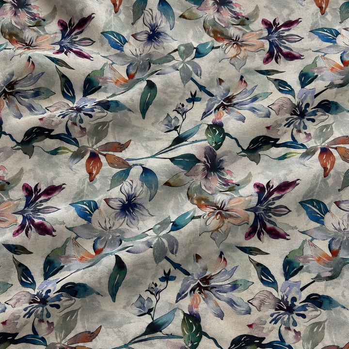 Printed fabric source 6, styled natural creases